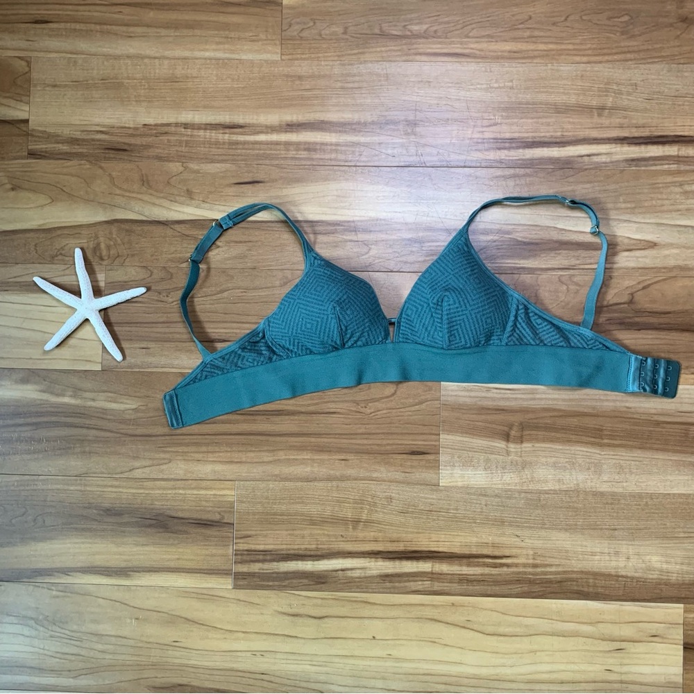 Lively Women’s Geometric Mesh Bralette, Size Small
